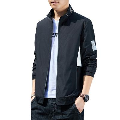 China Fashion and autumn new men's clothing spring Korean slim handsome fashion leisure simple jacket QUICK-DRY men's jacket and jacket for sale