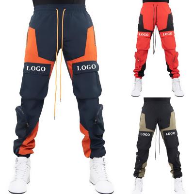 China New Arrivals Anti-pilling Mens Fashion Patchwork Cargo Pants Men Joggers Sweatpants Multi Pockets Streetwear For Men for sale