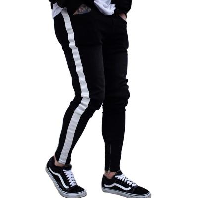 China Hot Sale Breathable Custom Denim Pants Wholesale Casual Skinny Men's Slim Jeans Zipper Pants for sale