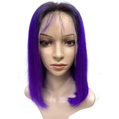 China Wholesale Good Quality Silky Straight Human Hair 13x6 Lace Frontal Wig 12+ A China Supplier Ombre Frontal Ombre Color for sale