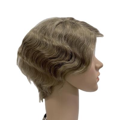 China Finger Wave Finger Wave Wig Hair, Best Sale Promotional Machine Made Wig for sale