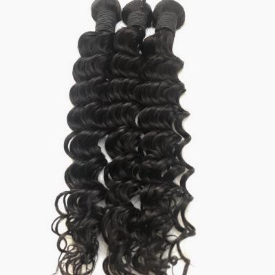 China 20inch Straight Hair Weft Brazilian Double Deep Wave Promotional Curly Hair Bundles for sale