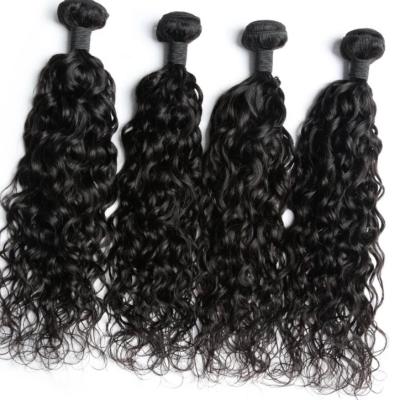 China Best Water Wave Natural Hair Bundles Peruvian Hair Wholesale Color 100% Human Cuticle Cuticle Aligned Hair Bundle Extensions for sale