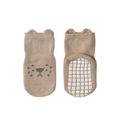 China Wholesale Cartoon Animal Baby Socks QUICK DRY Grip Newborn Baby Socks Non Slip Baby Floor Socks for sale