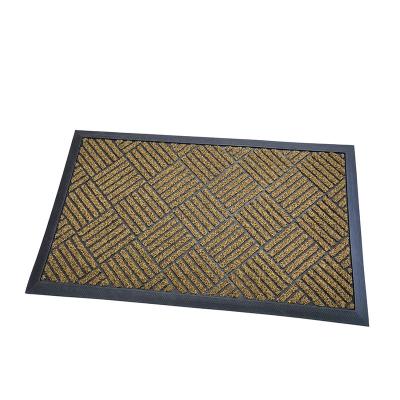 China Latest Design Washable Bath Mat Indoor And Outdoor Unique Cleaning Door Mat Home Woven Tufted Door Mat for sale