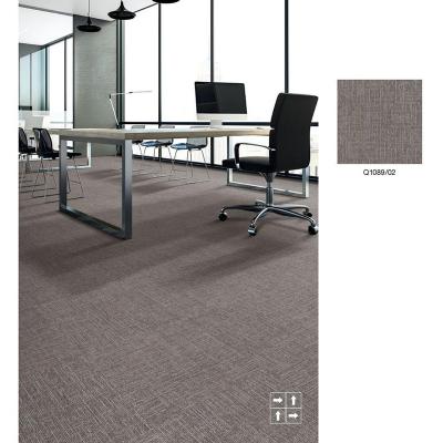 China Stain Resistant Office Carpet Free Combo Tiles Easy To Clean Replaceable Carpet Tiles 50*50cm Tile Mat for sale