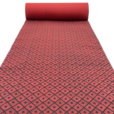 China Non-slip Popular Recommend Red Grass Mat Roll Event Carpet For Outdoor Events for sale