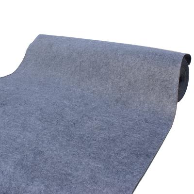 China Exhibition Carpet Runner Gray Green Carpet Antislip Stair Mat for sale