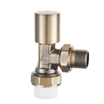 China Factory Supply 1.6Mpa Home Direct Temperature Control Pressure DN15-DN25 Manual Kitchen Radiator Valves for sale