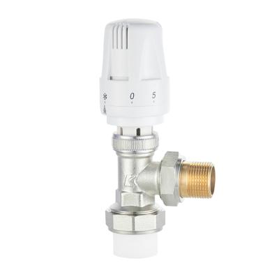 China China Newest Kitchen Factory Price Home Angular Automatic Temperature Control DN15-DN20 Brass Valve for sale