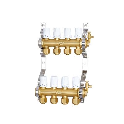 China Zhejiang traditional kaibeili manifold 2 - 12 ways brass manifold manifolds for floor heating for sale