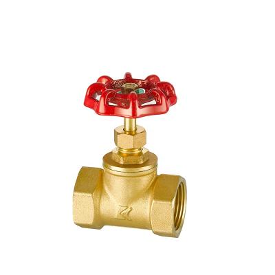 China DN15-DN50 1/2 Thread Gate Valve Manufacturer In Zhejiang Brass General Gate Valve for sale