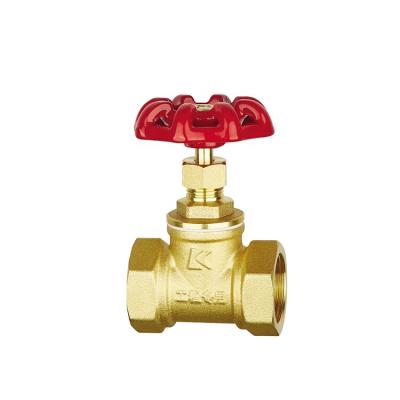 China DN15-DN20 Female Thread One Way 2 Inch General Built-in Brass Pressure 1.6Mpa Light Duty Stop Valve For Home for sale