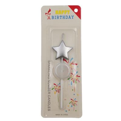 China No Smoking Excellent Quality Birthday Cake Card With Star Candle Birthday Candle In Bulk for sale