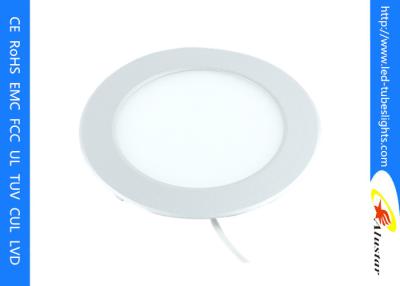 China Ultra - Slim LED Ceiling Light 3W 75Ra CE ROsH , Round LED Panel Light for sale