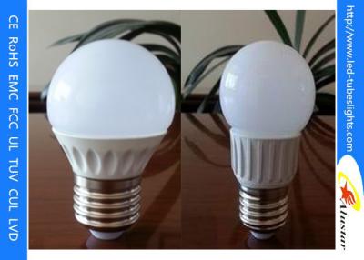 China Household LED Light Bulbs 3w CRI 80 For Cloverleaf Junction , LED Globe Bulbs for sale