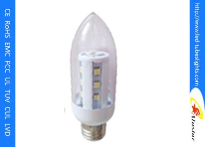 China 280lm 3 watt  E27 LED Candle Bulb SMD 5050 For School /  College / Factory for sale