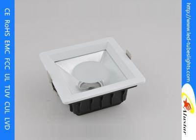 China Commercial Square PC COB Led Downlight 12 Watt With Die-Casting Aluminum for sale