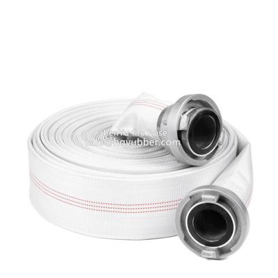 China firefighting agricultural use industrial water high pressure hoses, canvas fire hose price for sale