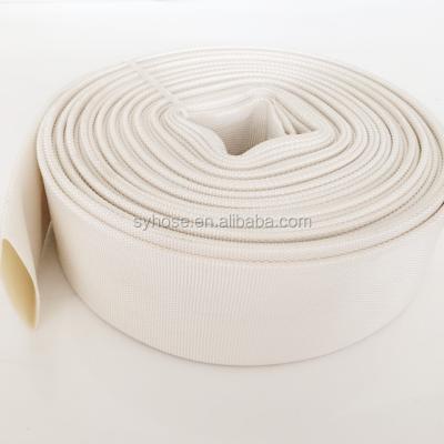 China Industrial firefighting agricultural use fire hose cotton canvas, fire hose reel price for sale