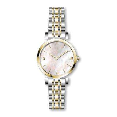 China Water Resistant Business Lady Waterproof Wristwatch High Quality Stainless Steel Band Elegan Lady Wristwatch for sale