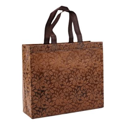 China Pla Folding Plastic Tote Plastic Bopp Pp Woven Shopping Bag Foldable Biodegradable Shopping Bag for sale