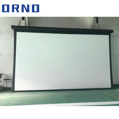 China 200 - 350 Inch Large Venue Electric Wireless Remote Control Motorized Projector Screen for sale