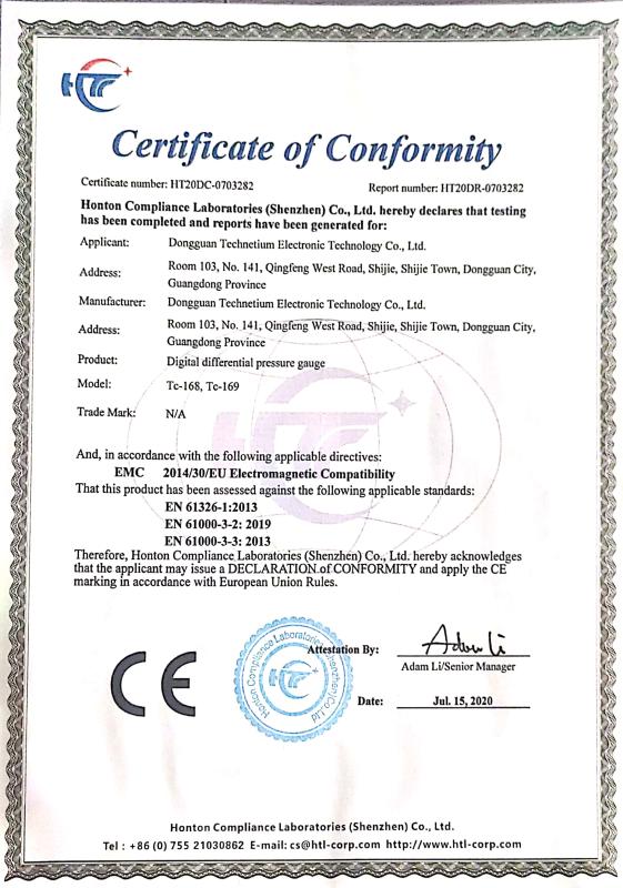 CE - Dongguan Deyi Electronic Technology Co., Ltd.