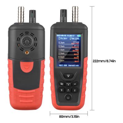 China Outdoor Particle Counter PM2.5 Sensor Air Quality Monitor Gas Analyzer Carbon Dioxide Detector 0.3 for sale