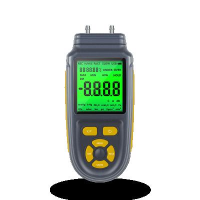 China Pipeline Gas Pressure Digital Gauge Air Pressure Gauge Handheld Gas Pressure Meter Differential Gauge for sale