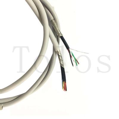 China Ecg Accessories Factory 10 Cores Ecg Cable TPU ECG Cables Medical Lead Wire for sale