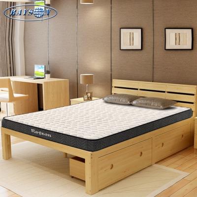 China RAYSON Firm Firmness Dorm Eco-Friendly Tight Top Mattress Knitted Fabric Foam Pocket Spring Econo Dorm Box Spring for sale