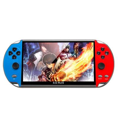 China Handheld Game Console with Newest Support TF Card X12 Retro TFcard Game Player Retro Handheld Video Games Game Console 7 Inch Screen for sale