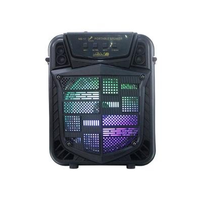 China Wireless Charger for Mobile Phone NB-11B 6.5 Inch Portable Party DJ Speaker with Colorful Front Panel and Belt for sale