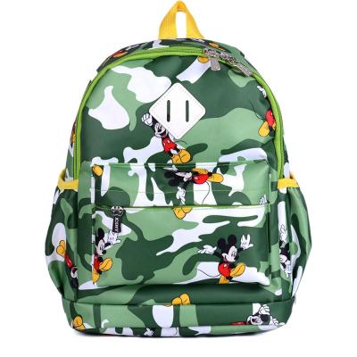 China Cartoon Waterproof Fancy Camouflage Porcelain Military Teenage Backpack For Kids for sale