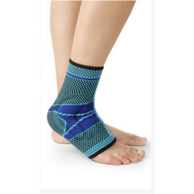 China Adjustable Pad 3d Custom Knitted Ankle Sleeve Strap Compression Ankle Guard for sale