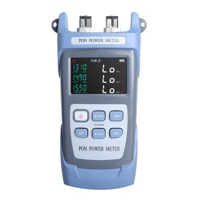 China FTTH Fttx/Ontario Fiber Optic Pon Power Meter/OLT 1310/1490/1550nm 2 PON Optical Power Meter for sale