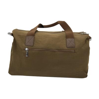 China Retro Eco-Friendly Canvas Military Mens Travel Duffel Bags Tote Leisure Overnight Luggage Bags Mens Weekend Bag for sale