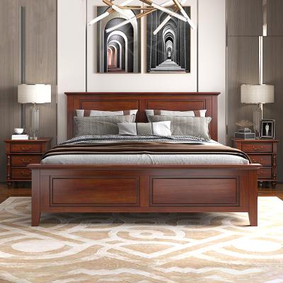 China Minimalist bedroom furniture bed upholstered wooden bedroom beds luxury bedroom furniture soft bed for sale