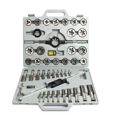 China 45PCS Thread Cutting Tap And Die Metric & SAE Tap Set Alloy Steel &Die Carbon Steel for sale