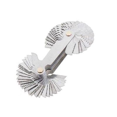 China Thread Size 55 And 60 Degree Wire Gauge Pitch Gauge Metric And 52 Imperial Blades Screw Type Micrometer Measuring Tool for sale