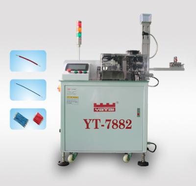 China Full automatic wire cut strip tinning machine- wire soldering machine for sale