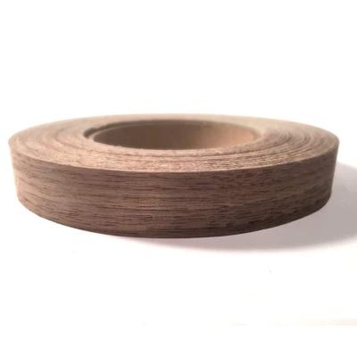 China Natural Edgebander Dark Walnut Plywood Veneer Walnut Veneer Dark Edge Band Edgebanding Restoration Wood Furniture Iron Edgebander for sale