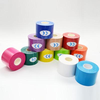 China Logo CE ISO Free Samples Breathable Wholesale Kinesiology Tape for sale