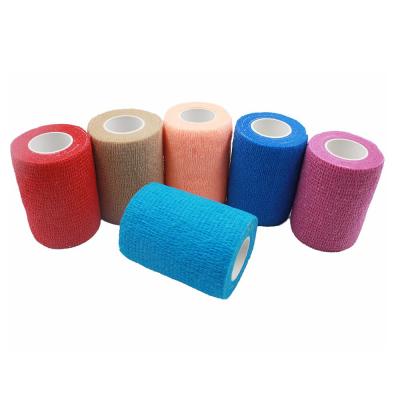 China High Quality Elastic Tissue Elastoplast Surgical Wrapping Adhesive Bandages Medical Rubber Bandage for sale