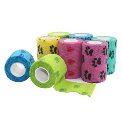 China China Breathable Distributor Wholesale Health Products Pet Supply Bandage Camouflage Stretch Bandage for sale