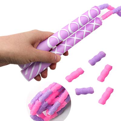 China Wholesale Bamboo Joint Jump Rope Kids Jump Rope Indoor Outdoor Workout Jump Rope Bead Jump Rope for sale