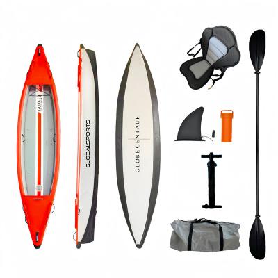 China Fishing Kayak Touring Kayak Outdoor sports Custom polyester materials for 1-2 people fishing kayaks  for rivers lakes for sale