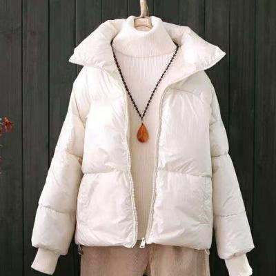 China Wholesale Best Viable Natural Style Winter White Female Jackets Coat for sale