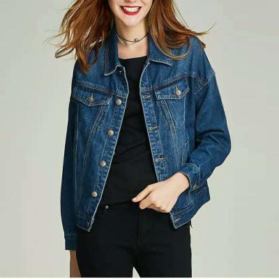 China Sustainable New Style China Indigo Blend Light Blue Denim Jacket for sale